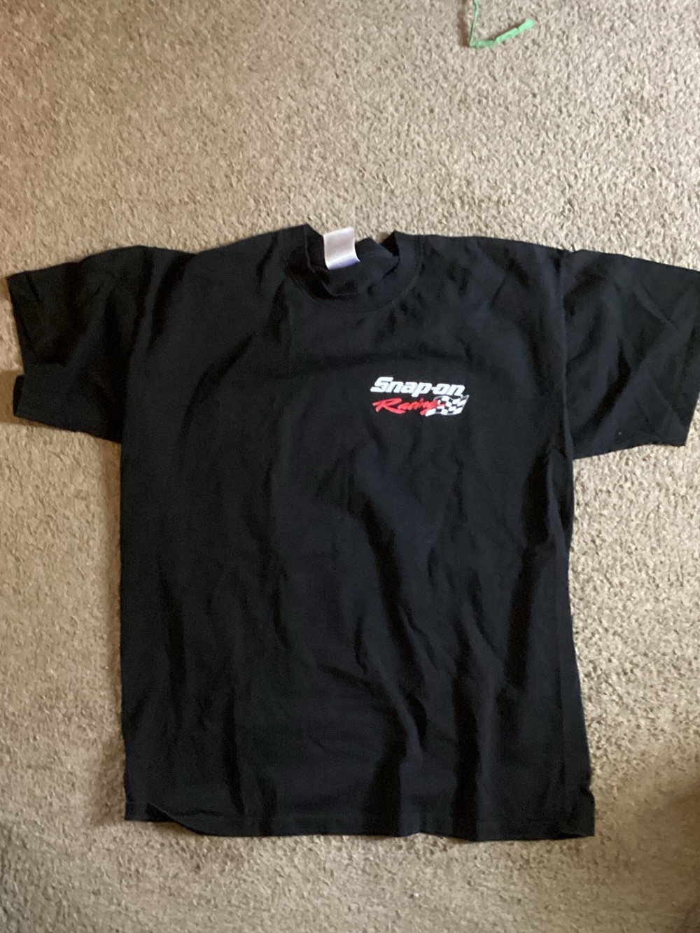 Taking offers! Snap On vintage Black cotton Short Sleeve Racing Logo Tee